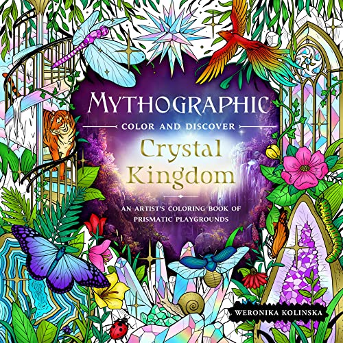 Mythographic Color and Discover: Crystal Kingdom: An... - Bricolage & Outils Amazon Espagne à 14.45€