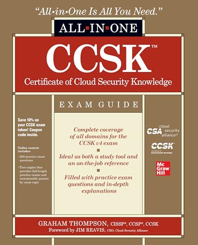 CCSK Certificate of Cloud Security Knowledge All-in-One... - Animalerie Amazon Italie à 13.25€