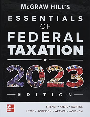 Mcgraw-hill's Essentials of Federal Taxation 2023 - Livres & eBooks Amazon Royaume-Uni à 55.20€