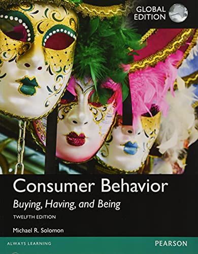 Consumer Behavior: Buying, Having, and Being, Global Edition - Bon plan à 11.05€