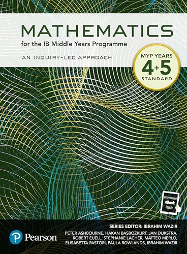 Pearson Mathematics for the Middle Years Programme Year 4+5... - Nouvelle promo Amazon à 12.00€