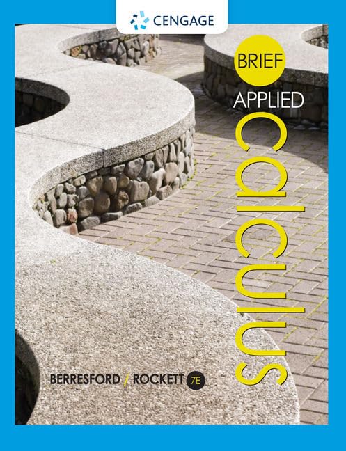 Brief Applied Calculus - Amazon Germany à 123.44€