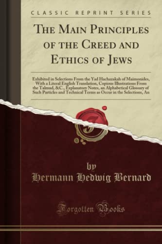 The Main Principles of the Creed and Ethics of Jews... - Home & Kitchen Amazon UK à 11.80€