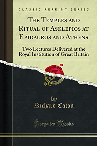 The Temples and Ritual of Asklepios at Epidauros and Athens... - Amazon Germany à 7.86€