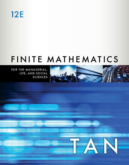 Finite Mathematics for the Managerial, Life, and Social... - DIY & Tools Amazon Germany à 76.34€