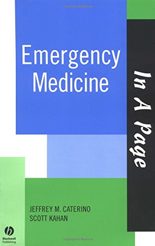 Emergency Medicine (In a Page) - Santé & Bien-être en promo à 12.74€