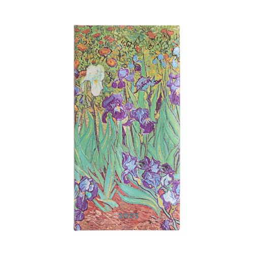 12-Mois 2025 Iris de Van Gogh Slim HOR - Bon plan à 3.99€