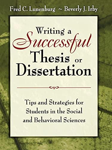 Writing a Successful Thesis or Dissertation: Tips and... - Bricolage & Outils Amazon Italie à 9.07€