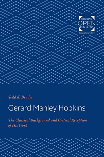 Gerard Manley Hopkins: The Classical Background and... - Réduction -73% à 8.69€