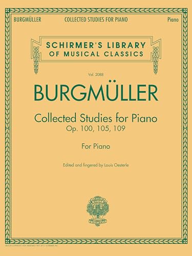 Collected Studies for Piano: Op. 100, 105, 109 , Vol. 2088 - Amazon Italie à 12.05€
