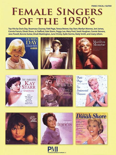 Female Singers of the 1950's: Piano/ Vocal/ Guitar - Musique & Instruments Amazon Italie à 15.55€