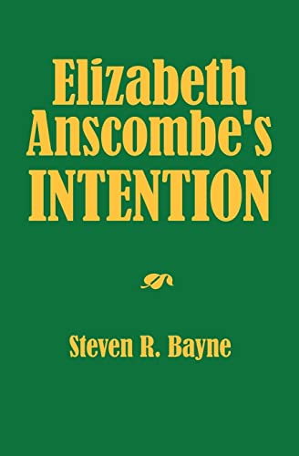 Elizabeth Anscombe's Intention - Beauty & Fragrances Amazon Italy à 14.01€
