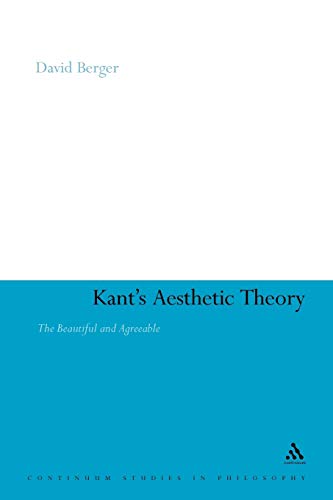 Kant's Aesthetic Theory: The Beautiful and Agreeable... - Amazon Allemagne à 12.64€
