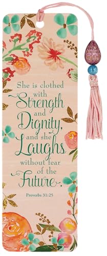 She Is Clothed with Strength and Dignity Beaded Bookmark - Loisirs Créatifs Amazon France à 10.10€
