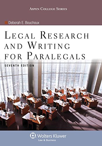 Legal Research and Writing for Paralegals (Aspen College) - Amazon Espagne à 131.04€