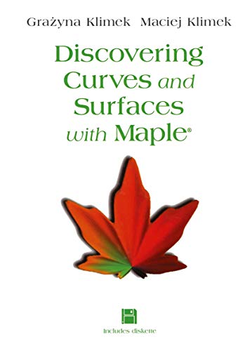 Discovering Curves and Surfaces with Maple® - DIY & Tools Amazon Germany à 22.99€