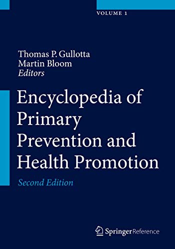 Encyclopedia of Primary Prevention and Health Promotion - Auto & Moto Amazon Allemagne à 249.00€