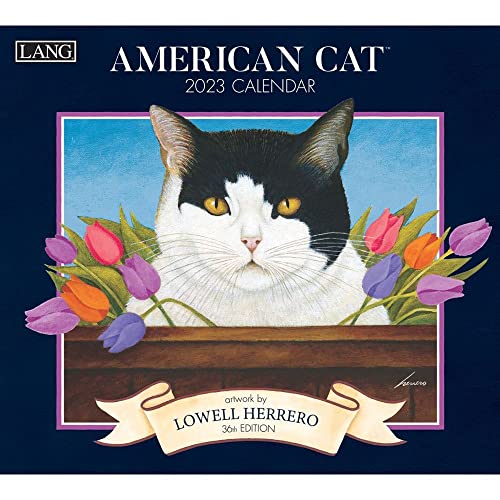 LANG - Calendario da parete American Cat™ 2023 - Animalerie en promo à 7.01€