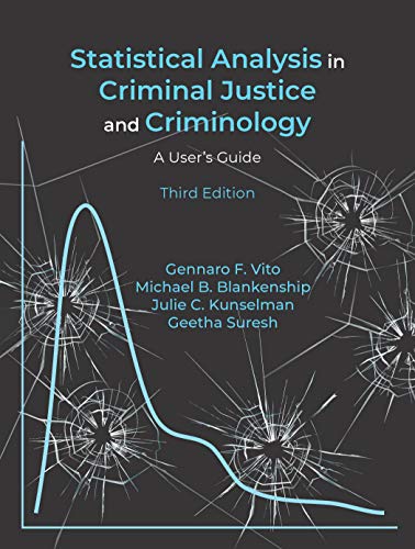 Statistical Analysis in Criminal Justice and Criminology: A... - Auto & Moto Amazon Italie à 55.03€