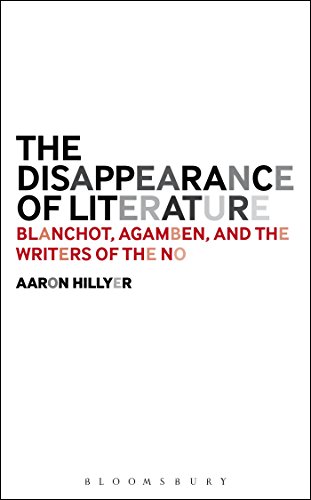 The Disappearance of Literature: Blanchot, Agamben, and the... - Maison & Cuisine Amazon Allemagne à 7.00€