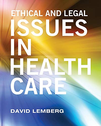 Ethical and Legal Issues in Healthcare - Auto & Moto Amazon Royaume-Uni à 20.00€