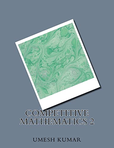 competitive mathematics 2: Volume 2 (The Mathematics... - Pet Supplies Amazon Spain à 10.84€