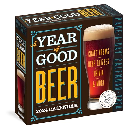 Year of Good Beer Page-A-Day Calendar 2024: Craft Beers... - Amazon Espagne à 5.72€