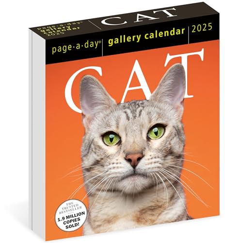 Cat Page-A-Day® Gallery Calendar 2025: A Delightful Gallery... - Maison & Cuisine Amazon Italie à 22.29€