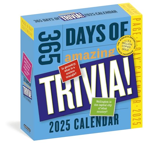 365 Days of Amazing Trivia Page-A-Day® Calendar 2025: The... - Amazon Espagne à 4.69€