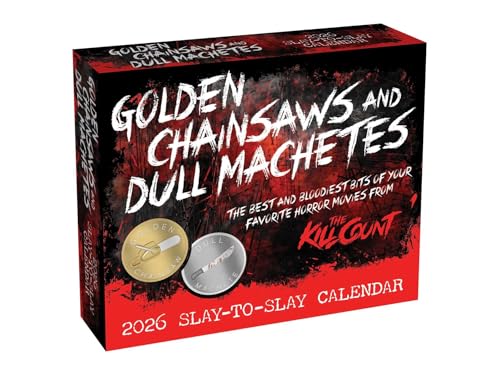 Golden Chainsaws and Dull Machetes 2026 Calendar: Horror... - Bricolage & Outils Amazon Royaume-Uni à 3.49€