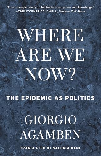 Where Are We Now?: The Epidemic as Politics - Home & Kitchen Amazon UK à 5.33€