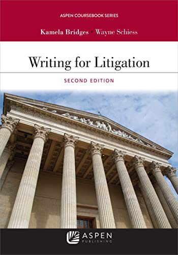 Writing for Litigation (Aspen Casebook) - Livres & eBooks Amazon Allemagne à 25.50€
