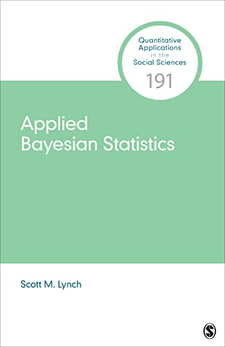 Applied Bayesian Statistics (Quantitative Applications in... - Pet Supplies Amazon UK à 15.84€