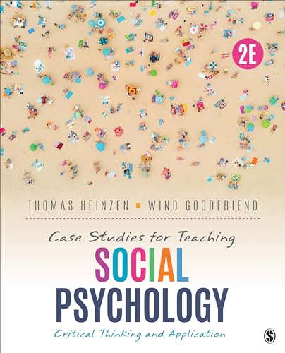 Case Studies for Teaching Social Psychology: Critical... - Animalerie Amazon Allemagne à 11.10€