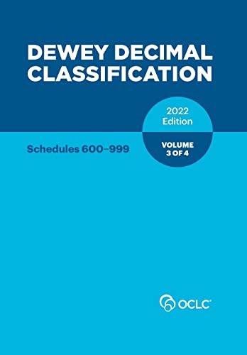 Dewey Decimal Classification, 2022 (Schedules 600-999)... - Animalerie Amazon Italie à 25.03€