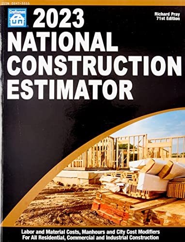 2023 National Construction Estimator - Fournitures Bureau Amazon Italie à 127.73€