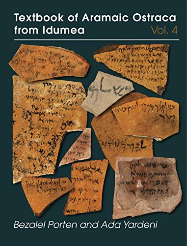 Textbook of Aramaic Ostraca from Idumea, volume 4: Dossiers... - High-Tech & Électronique Amazon Royaume-Uni à 46.39€
