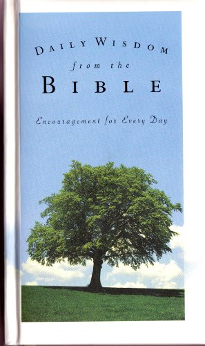 Daily Wisdom From the Bible (Daily Wisdom) Edition: first - Livres & eBooks Amazon Royaume-Uni à 10.66€