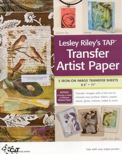 Lesley Riley's Tap, Transfer Artist Paper: 5 Iron-on Image... - Maison & Cuisine Amazon France à 10.48€