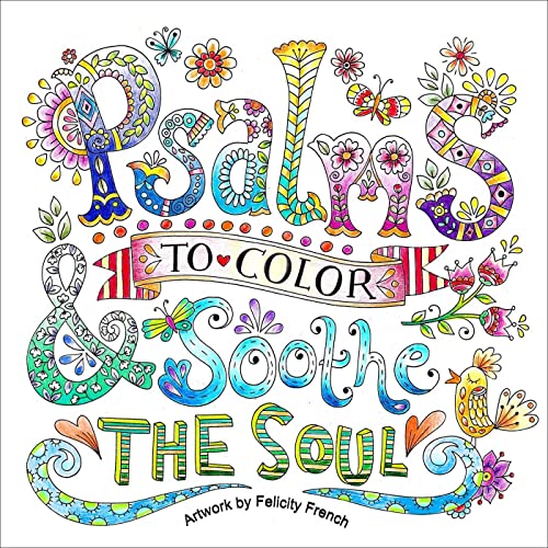 Psalms to Color & Soothe the Soul - Loisirs Créatifs Amazon Allemagne à 8.82€