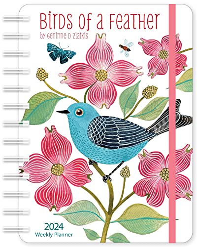 Geninne Zlatkis Weekly Planner 2024: Birds of a Feather - Fournitures Bureau Amazon France à 5.90€