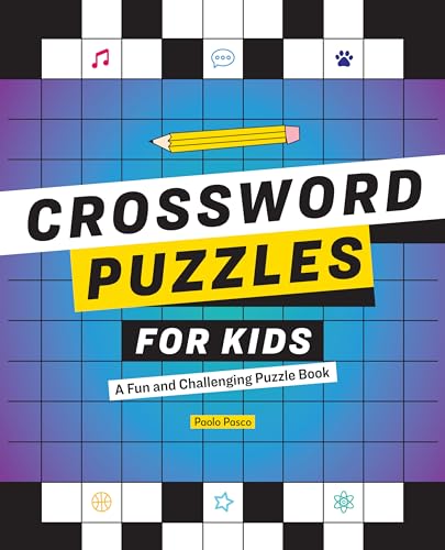 Crossword Puzzles for Kids: A Fun and Challenging Puzzle... - Réduction -75% à 9.90€