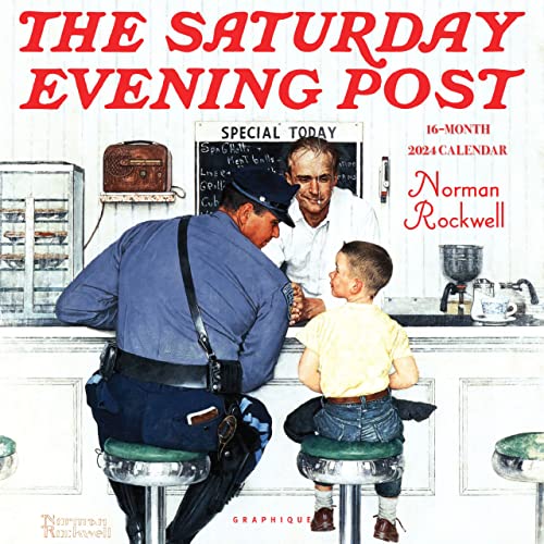 Saturday Evening Post | 2024 12 x 24 Inch Monthly Square... - Fournitures Bureau Amazon Royaume-Uni à 6.11€