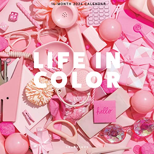 Graphique 2024 Live in Color Wandkalender | 30,5 x 30,5 cm... - Maison & Cuisine Amazon Allemagne à 6.62€