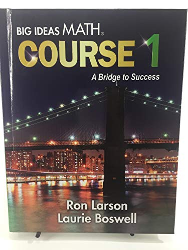 Big Ideas Math, Course 1: A Bridge to Success, Student... - Livres & eBooks en promo à 57.98€