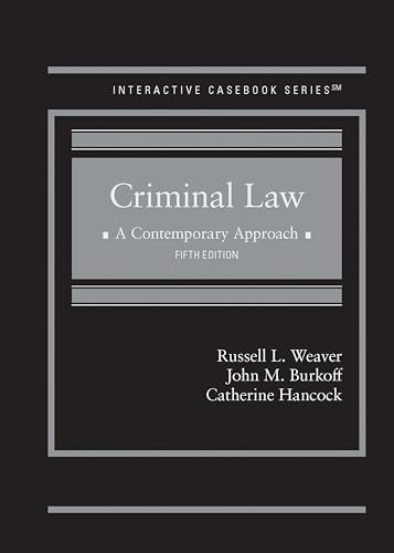 Criminal Law: A Contemporary Approach - Auto & Moto Amazon Italie à 300.75€
