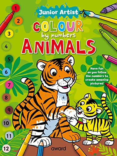 Junior Artist Colour By Numbers: Animals - Animalerie Amazon Espagne à 4.96€