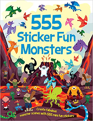 555 Sticker Fun: Monsters - Bon plan à 2.00€