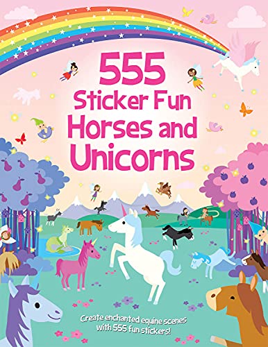 555 Sticker Fun - Horses and Unicorns Activity Book - Amazon Royaume-Uni à 2.00€