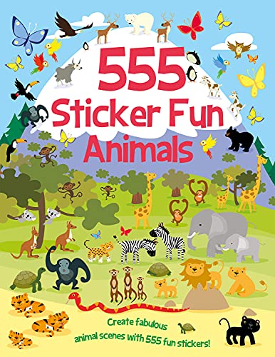 555 Sticker Fun - Animals Activity Book - Pet Supplies Amazon UK à 2.00€